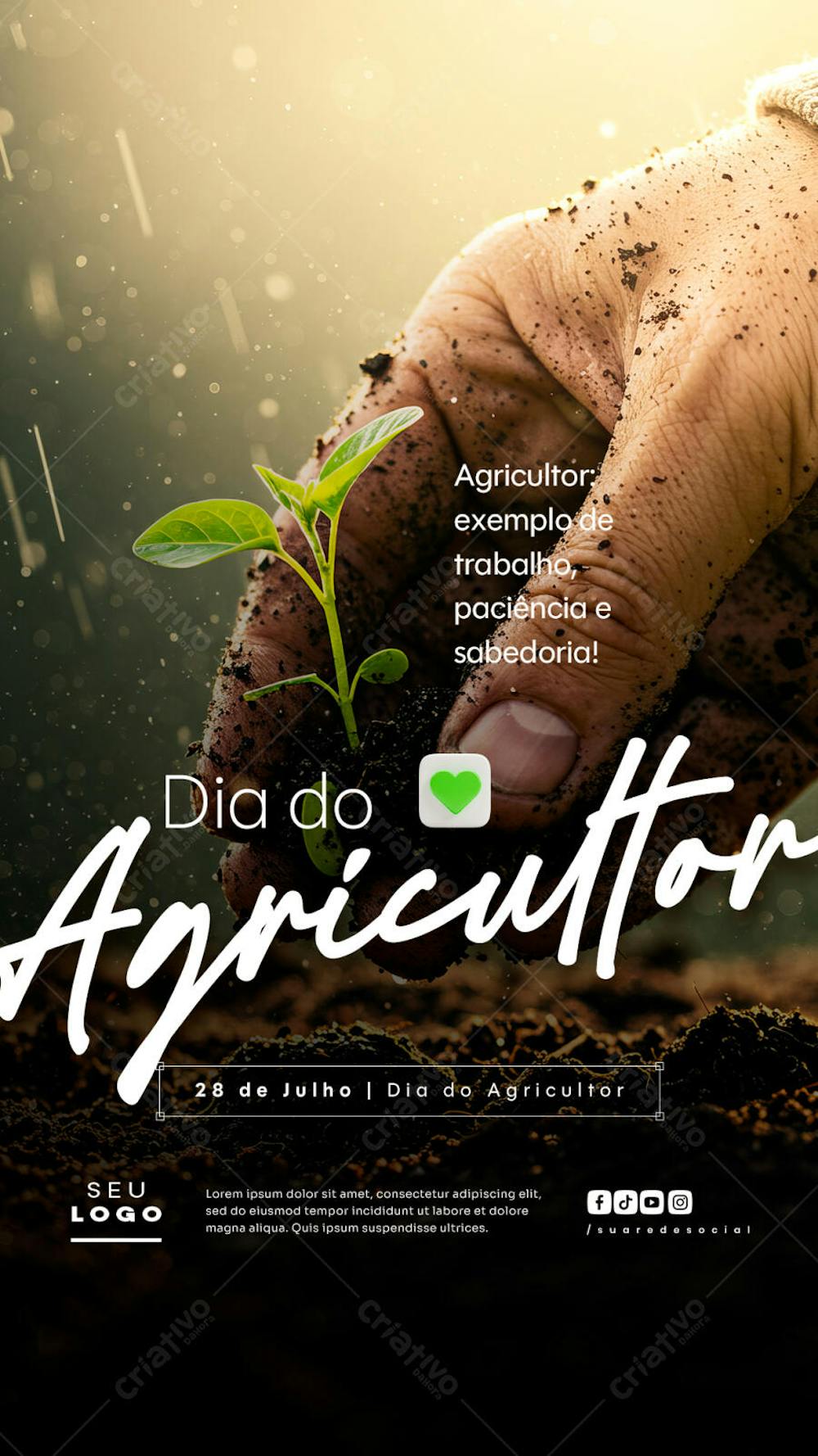 Dia do Agricultor 28 de Julho Story social media psd editável (9)