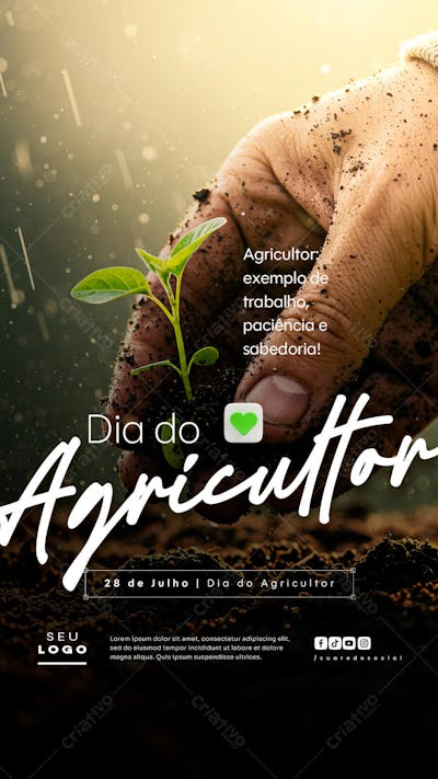 Dia do Agricultor 28 de Julho Story social media psd editável (9)