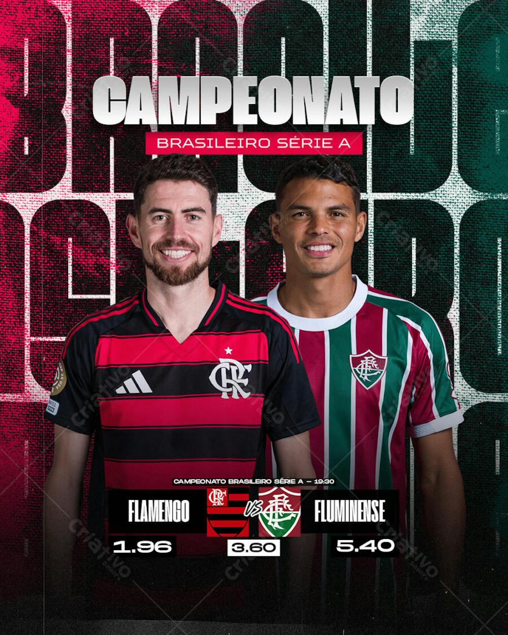 Jogo do Dia - Campeonato Brasileiro - Flamengo X Fluminense