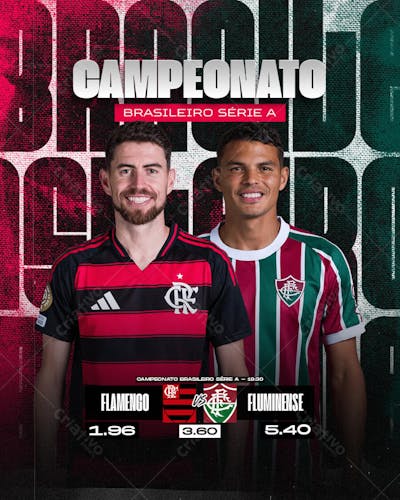 Jogo do Dia - Campeonato Brasileiro - Flamengo X Fluminense