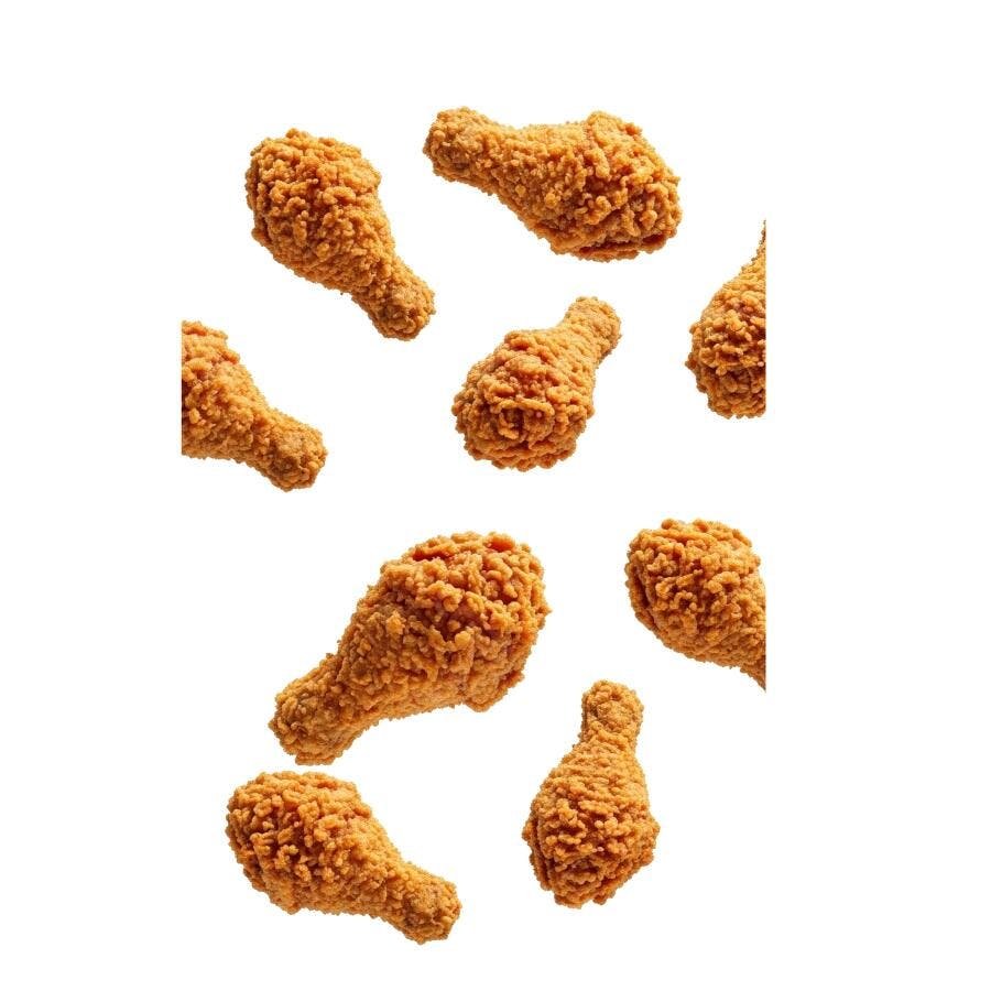 Coxinhas de Frango Fritas em queda