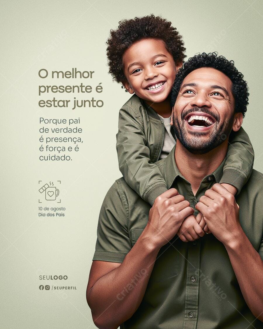 Flyer Dia dos Pais PSD Editável