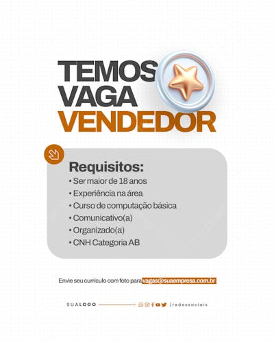 Social Media Temos Vagas Contratando (2)