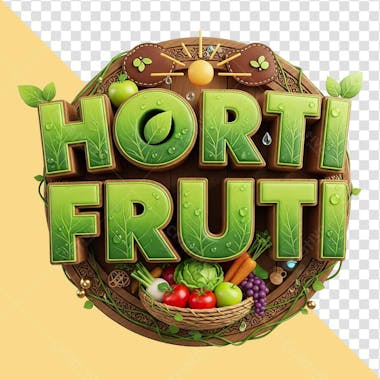 3D PRODUCE SEAL PNG