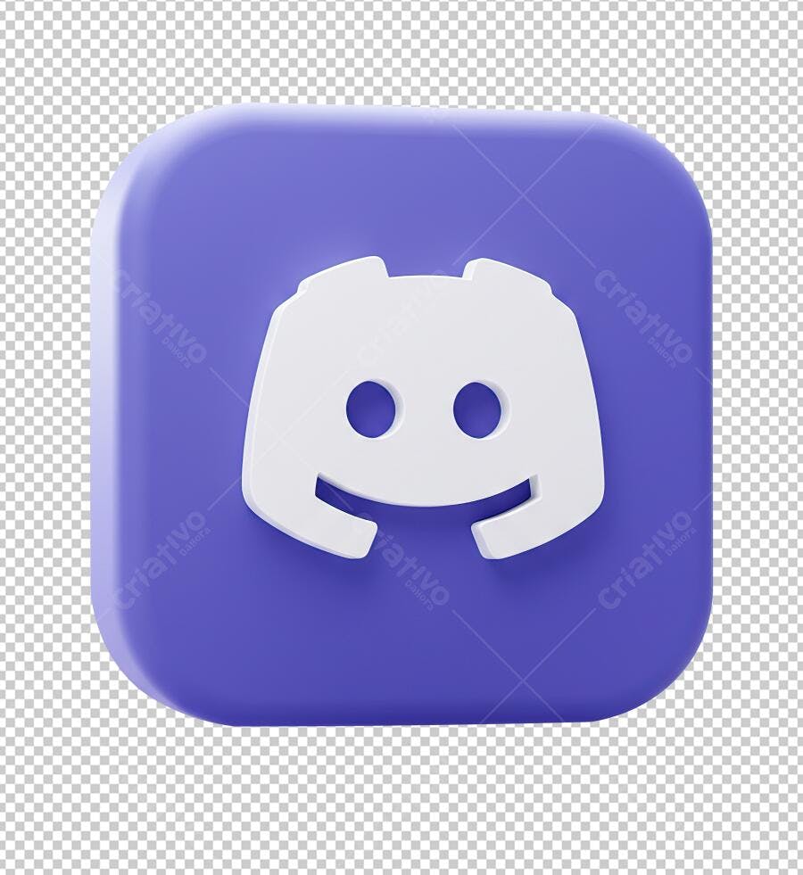 Ícone Discord PNG com fundo transparente