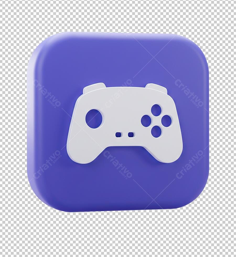 Icone Gamepad PNG com fundo transparente