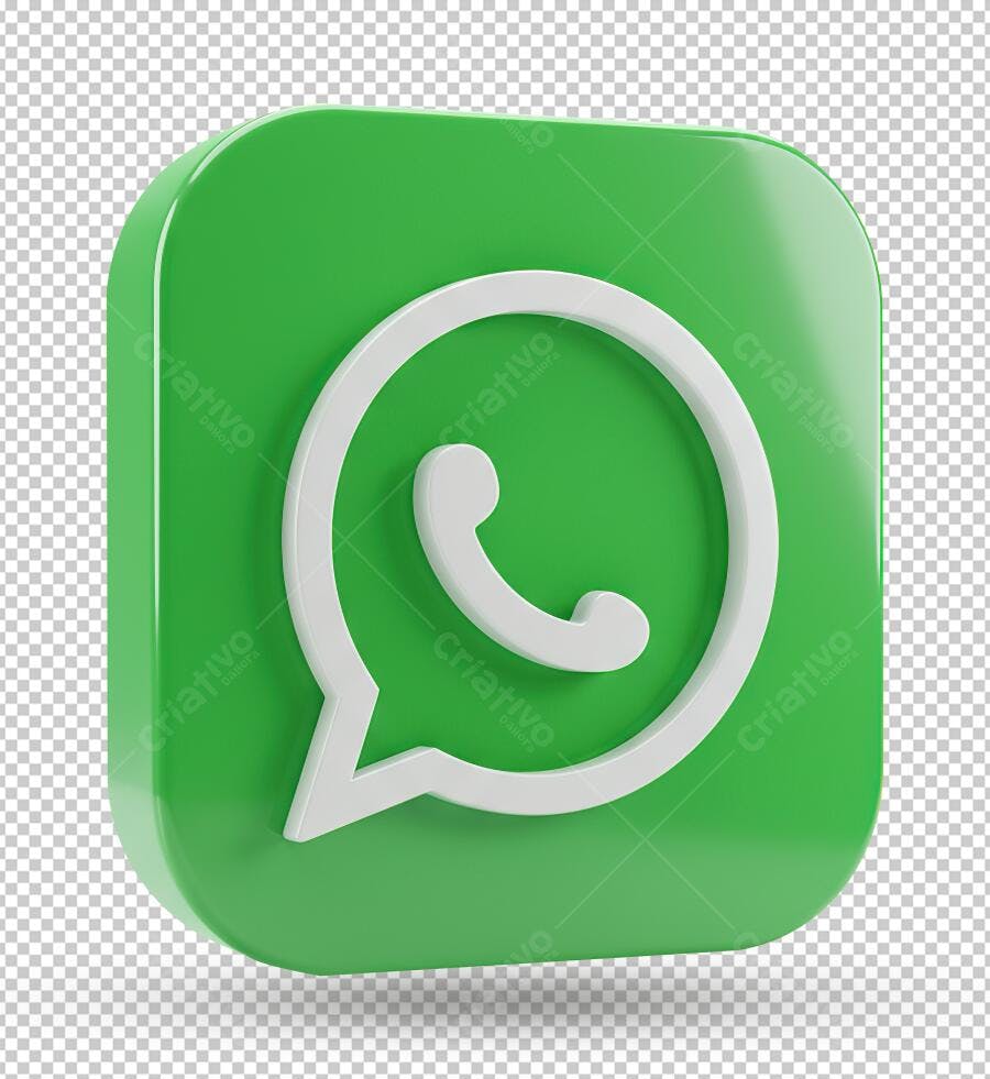 Logo WhatsApp PNG com fundo transparente