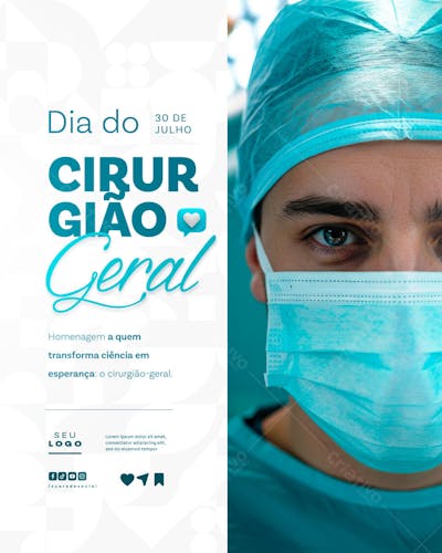Dia do Cirurgião Geral 30 de Julho psd editavel social media (3)