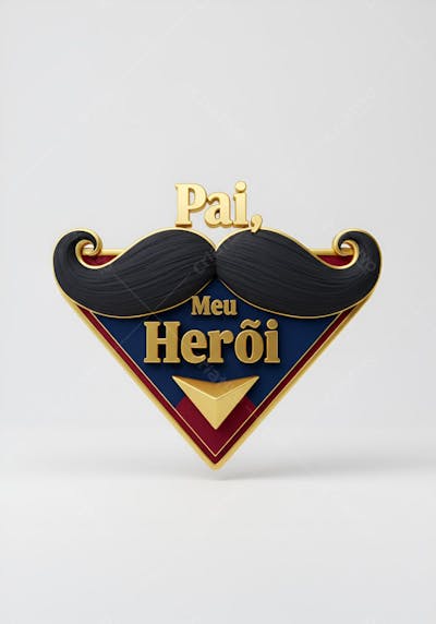 Dia dos Pais-Label com formato de bigode e gravata (4)