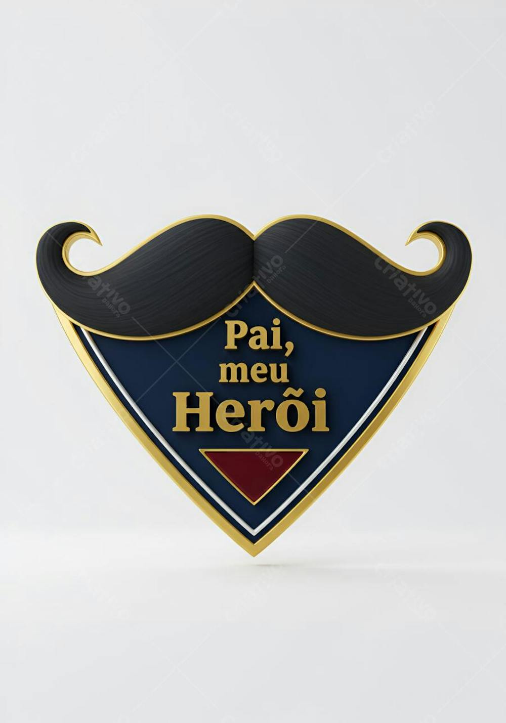 Dia dos Pais-Label com formato de bigode e gravata (7)