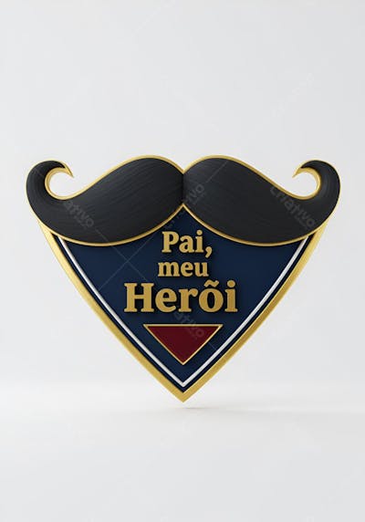 Dia dos Pais-Label com formato de bigode e gravata (7)