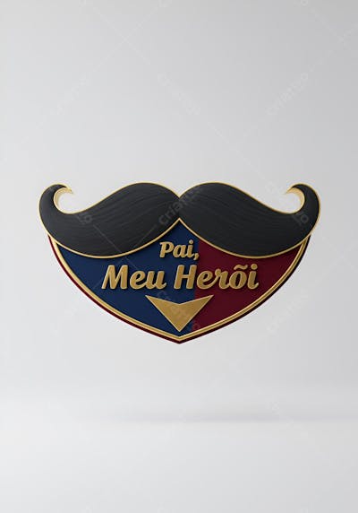 Dia dos Pais-Label com formato de bigode e gravata (6)