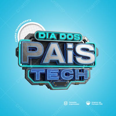 COMPOSIÇÃO DE SELO 3D dia dos Pais 2