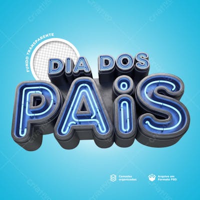 COMPOSIÇÃO DE SELO 3D dia dos Pais 3