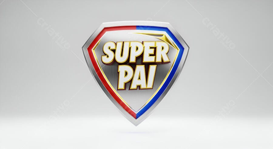 Escudo Super Pai Dia dos Pais