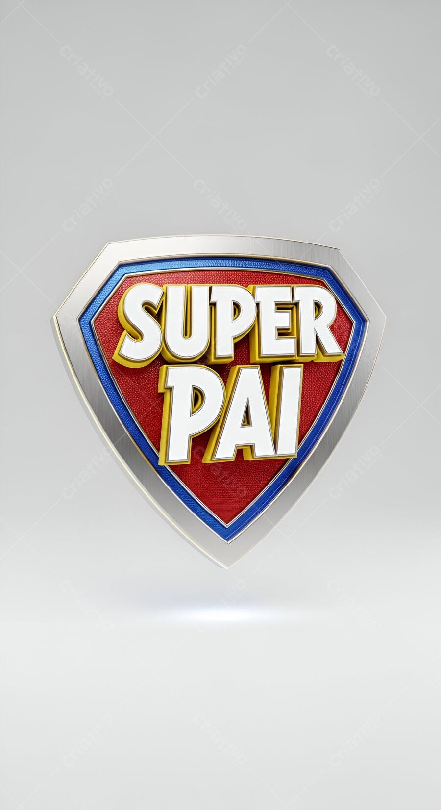 Escudo Super Pai Dia dos Pais