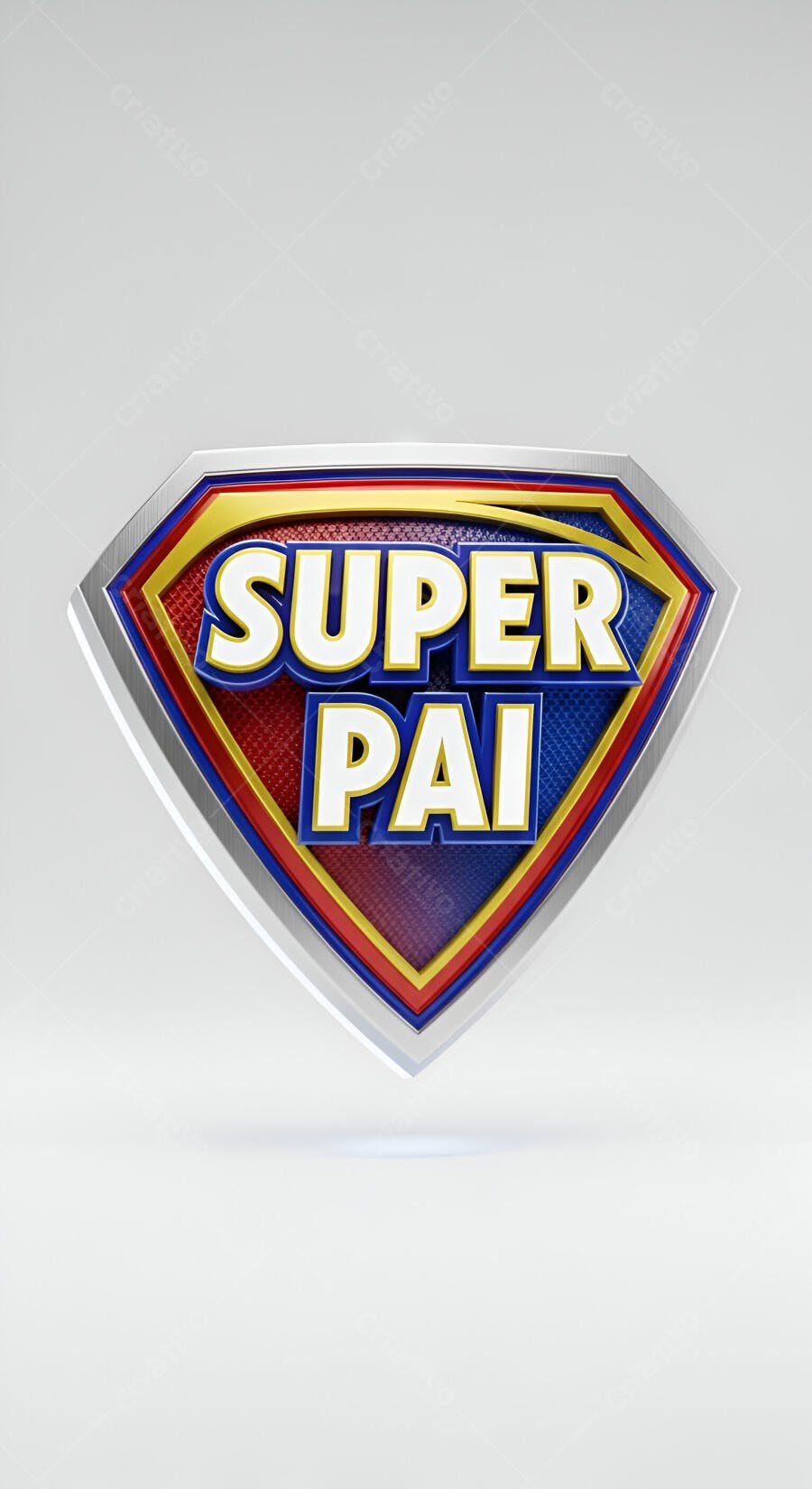Escudo Super Pai Dia dos Pais