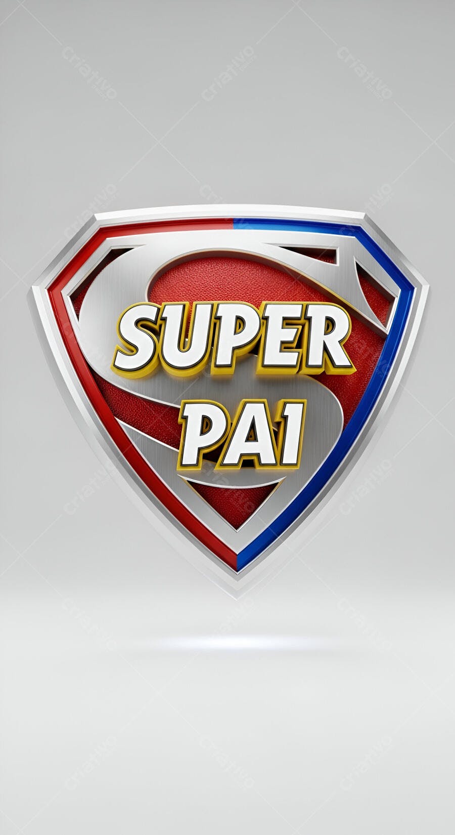 Escudo Super Pai Dia dos Pais