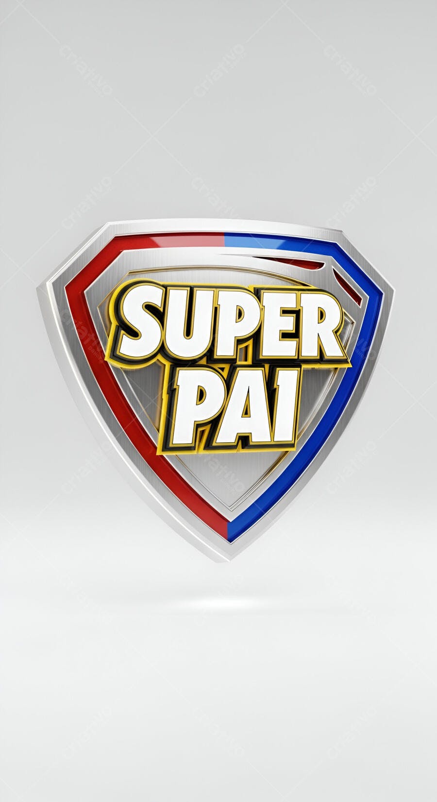 Escudo Super Pai Dia dos Pais