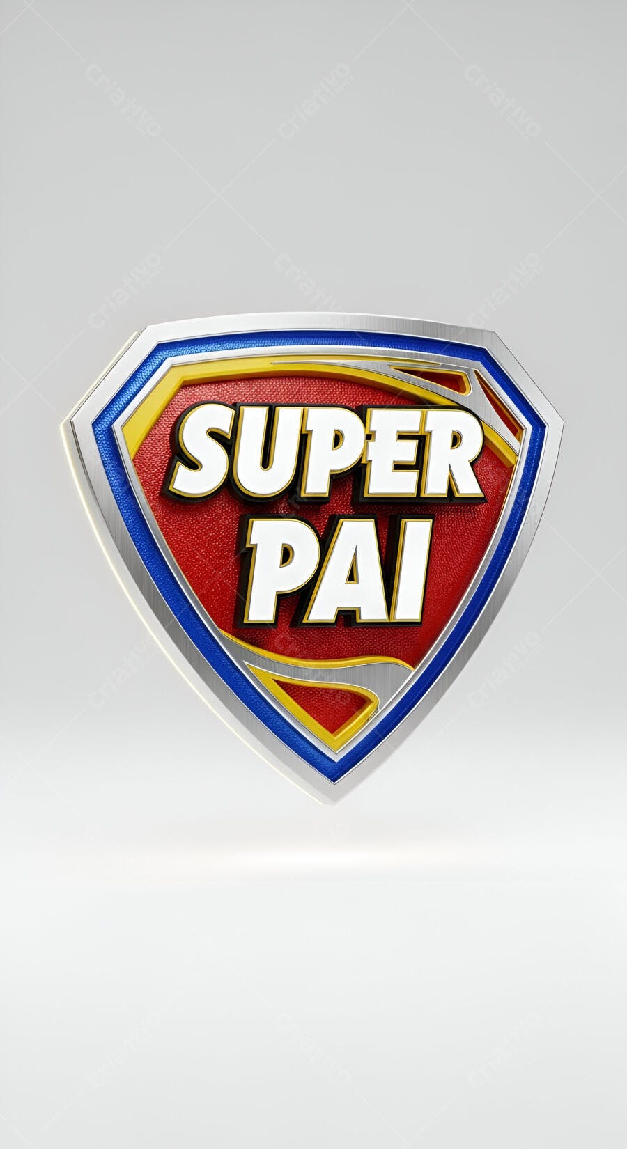Escudo Super Pai Dia dos Pais