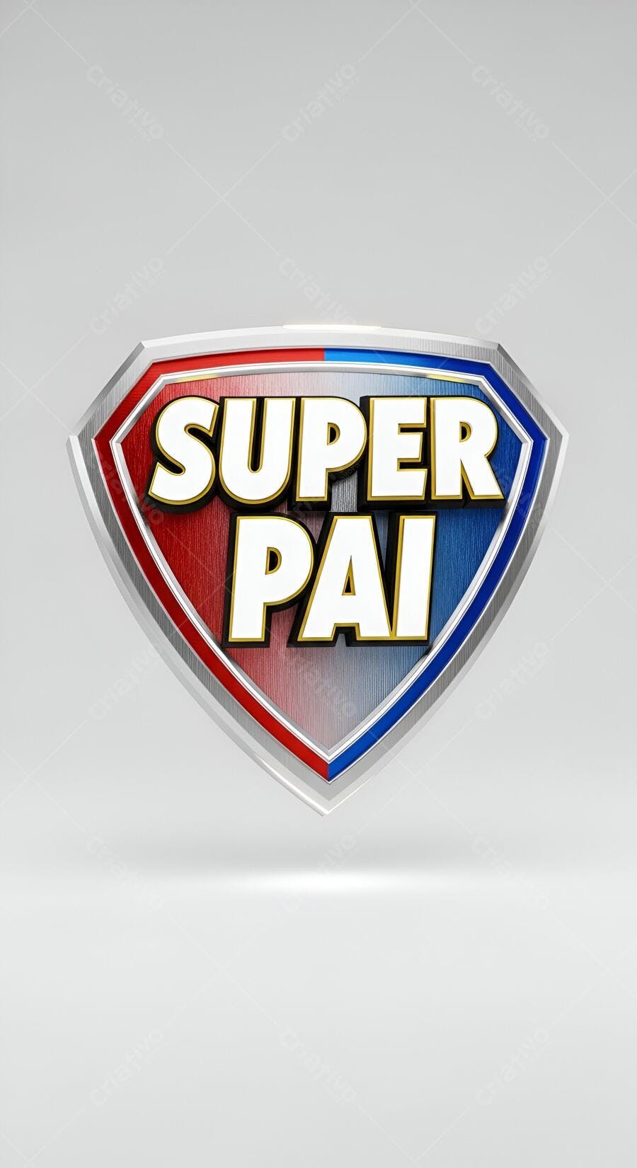 Escudo Super Pai Dia dos Pais