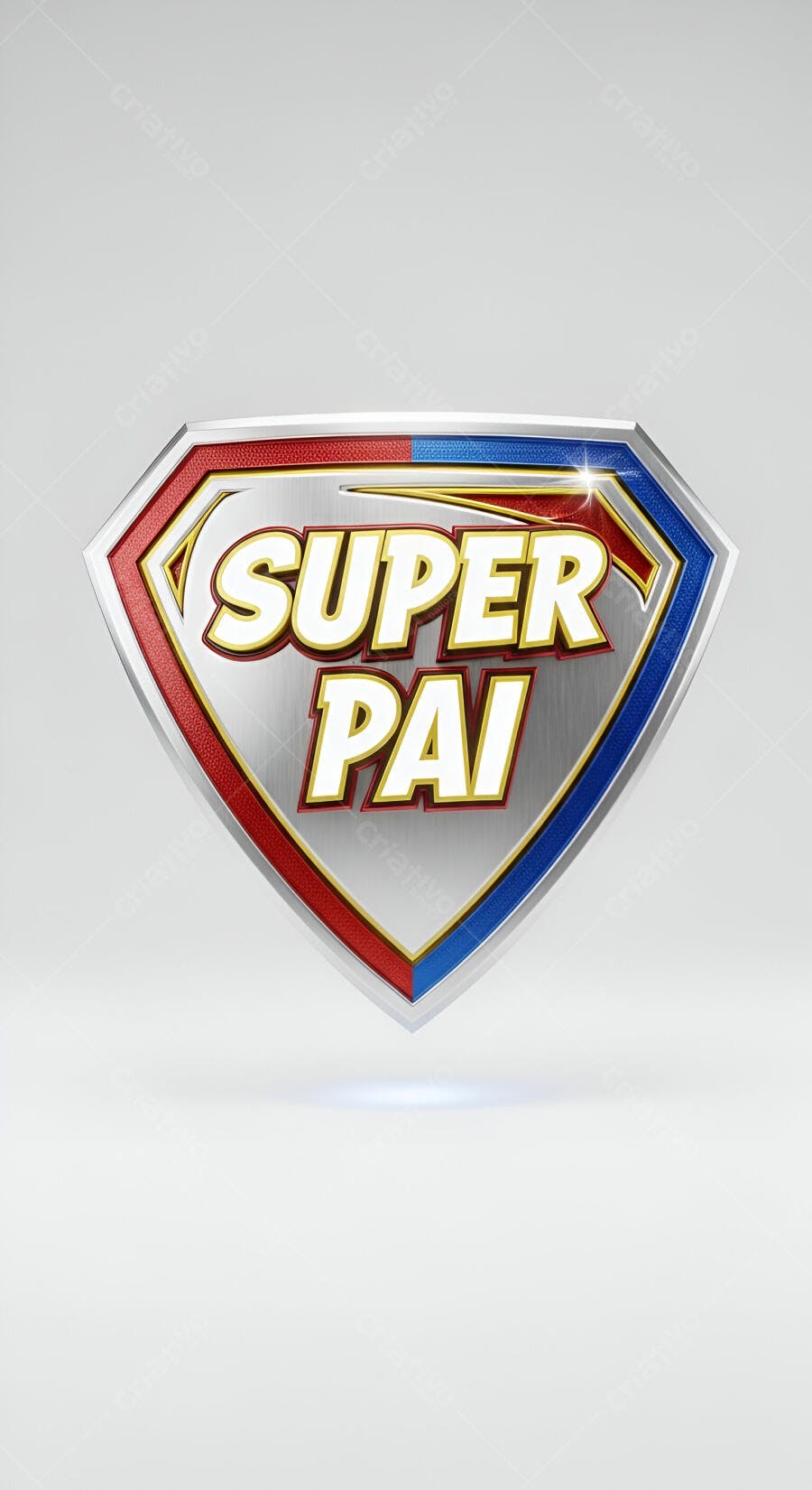 Escudo Super Pai Dia dos Pais