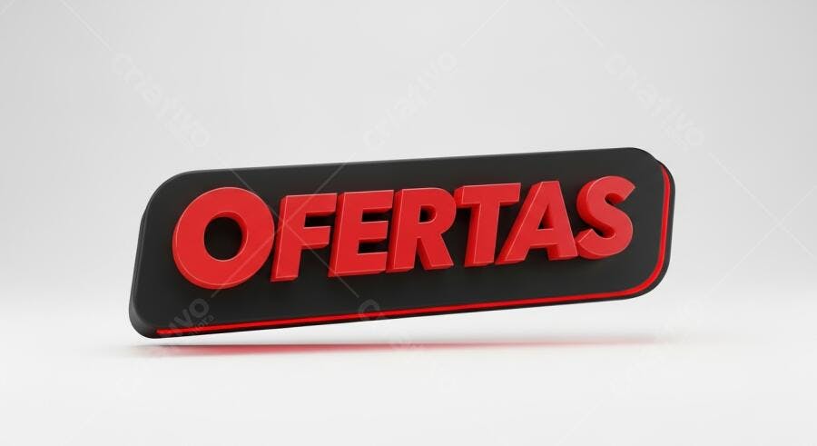 Banner Ofertas Vermelho e Preto