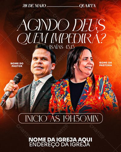 84 - FLYER DE QUARTA DA BENÇÃO
