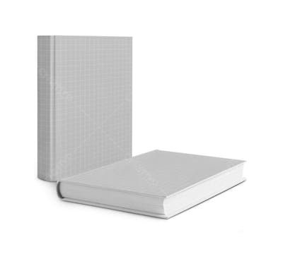 Mockup de Livro em tons de Cinza: Modelo Realista para Capa