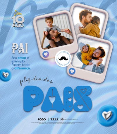 PSD feed social media dia dos pais18