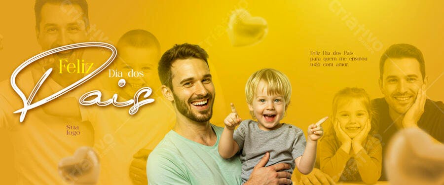 Banner Dia dos Pais PSD Editável