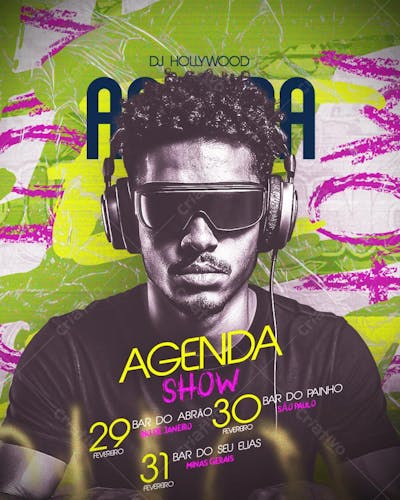 Flyer Agenda PSD Agenda