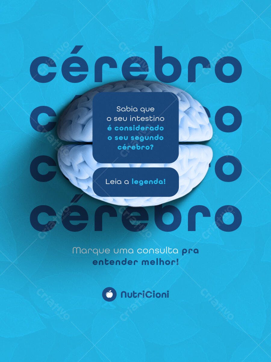 Flyer Saúde Intestinal PSD Editável