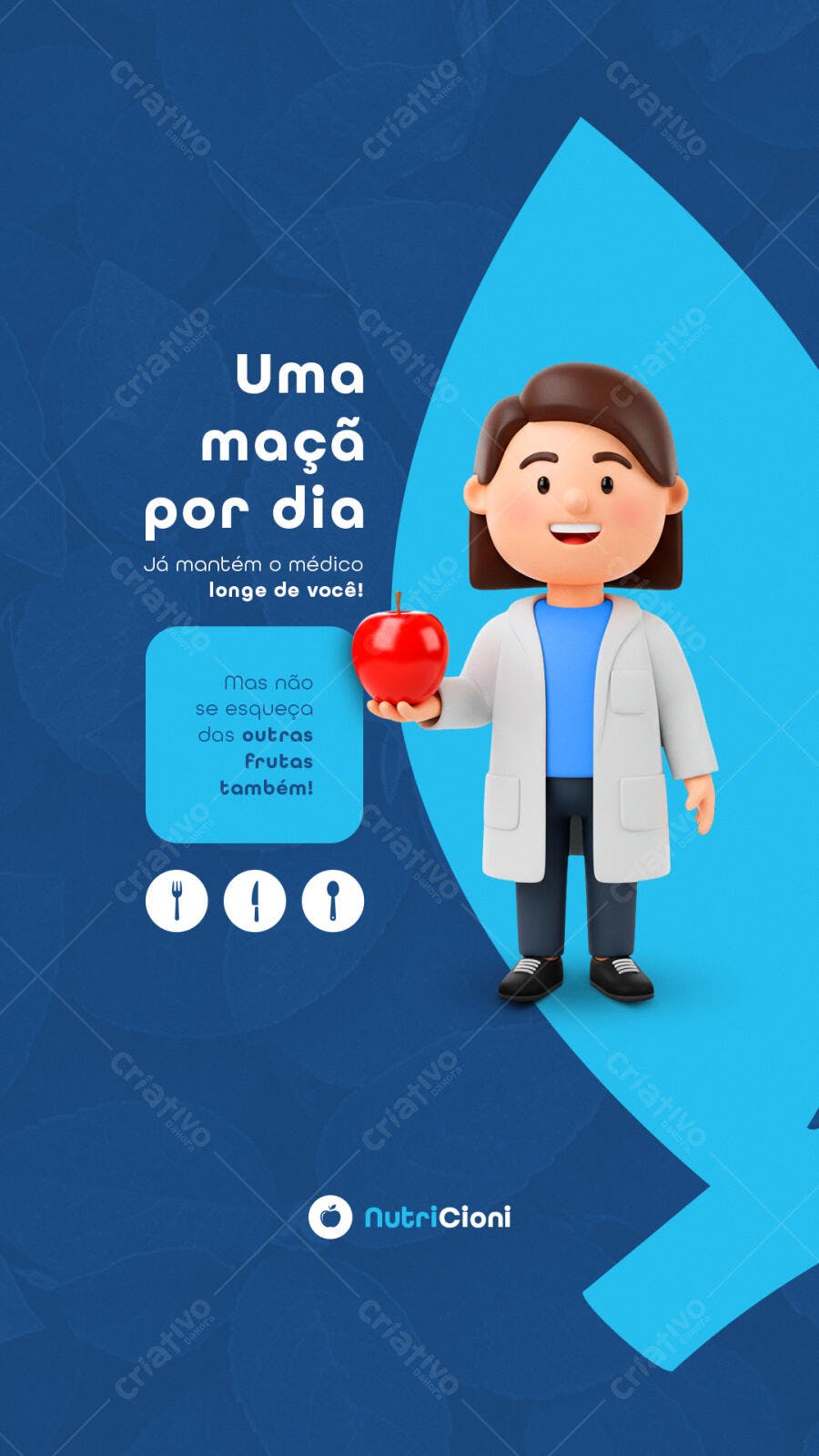 Post para Nutricionista PSD Editável