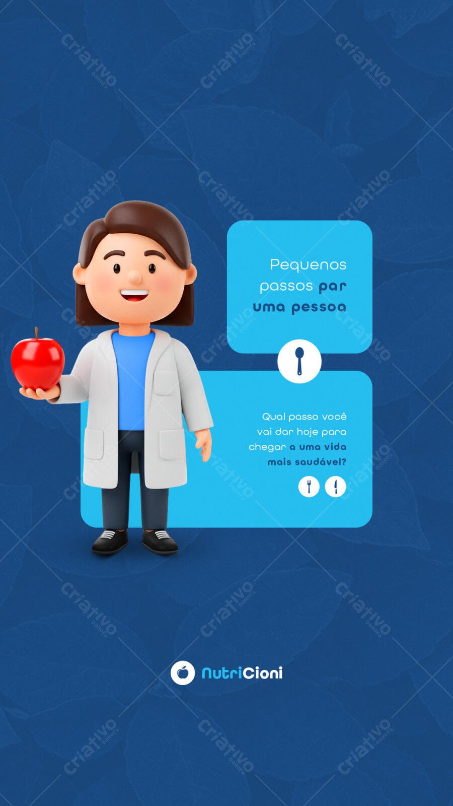 Post para Nutricionista PSD Editável