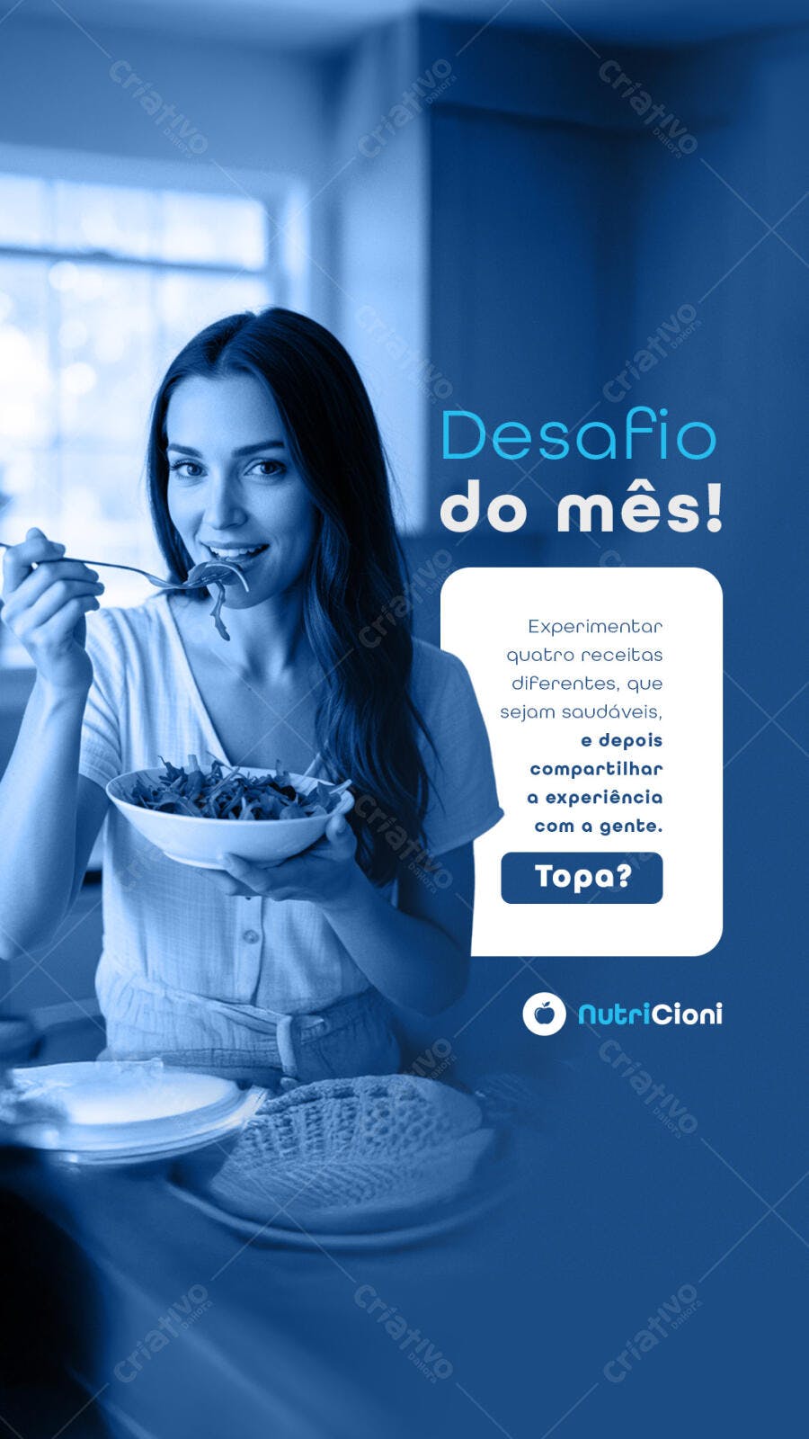 Story para Desafio do Mês PSD Editável