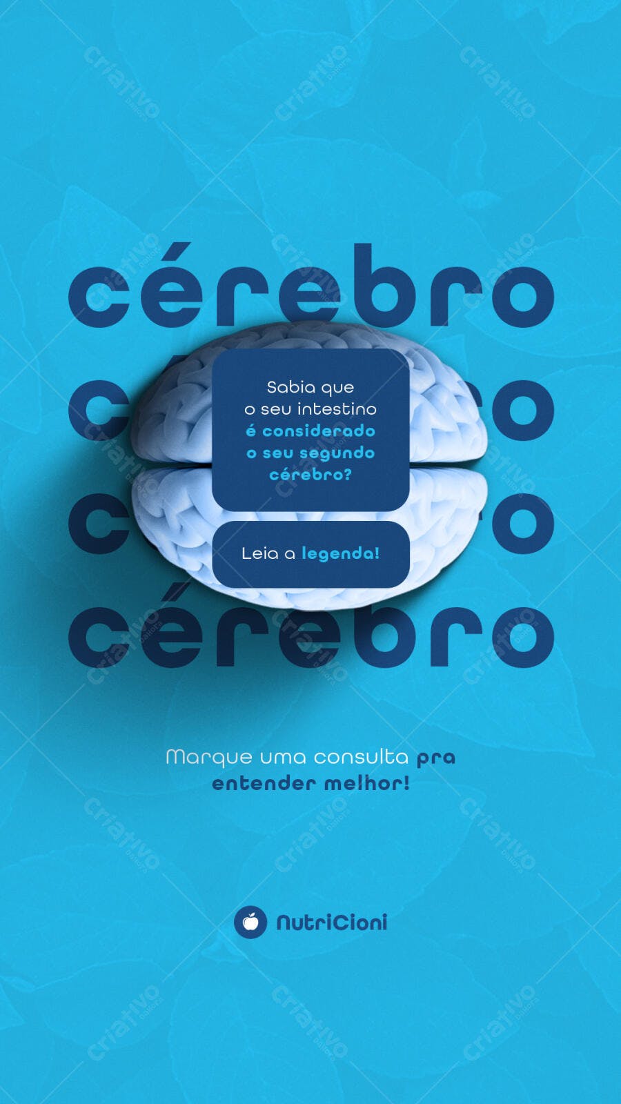 Post para Redes Sociais Saúde Intestinal PSD Editável