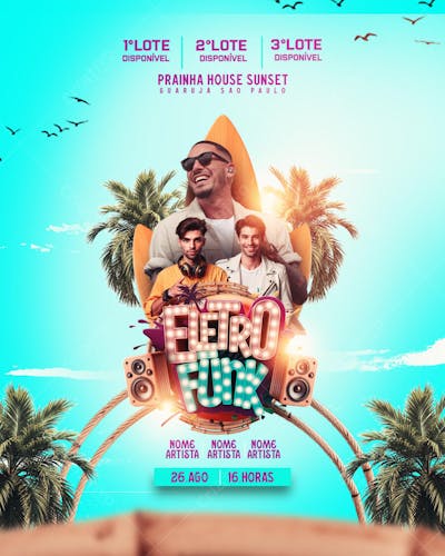 ELETRO FUNK MUSICA FESTA PARTY EVENTO FEED