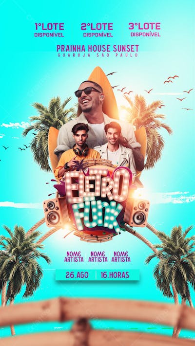 ELETRO FUNK MUSICA FESTA PARTY EVENTO STORIES