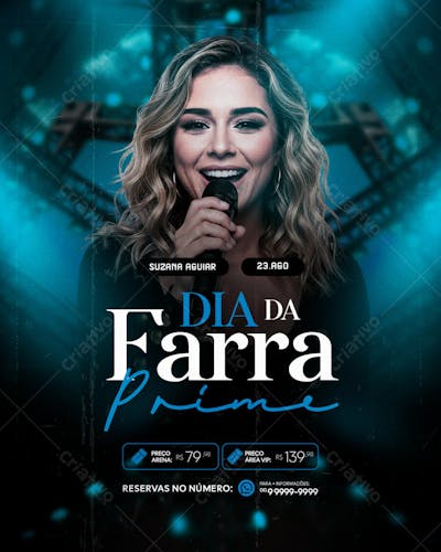 FLYER PARA EVENTO SHOW ARTISTA SERTANEJO PSD EDITÁVEL FEED (3)