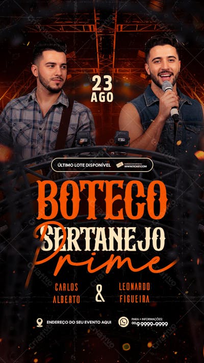 FLYER PARA EVENTO SHOW ARTISTA SERTANEJO PSD EDITÁVEL STORY (1)