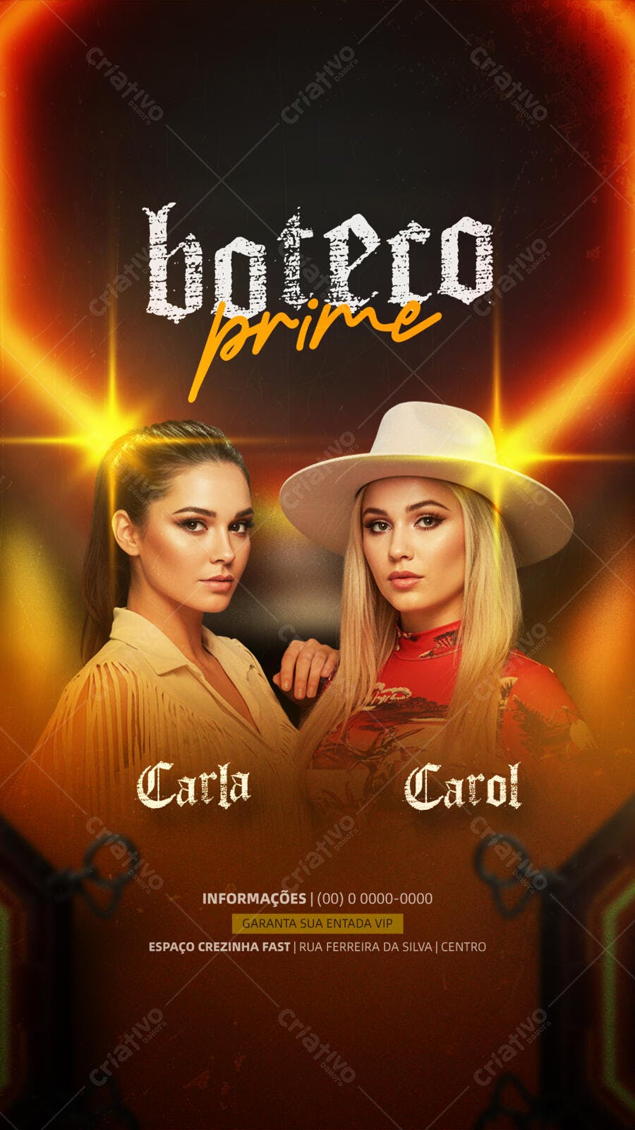 Flyer para Evento Boteco Prime PSD Editável