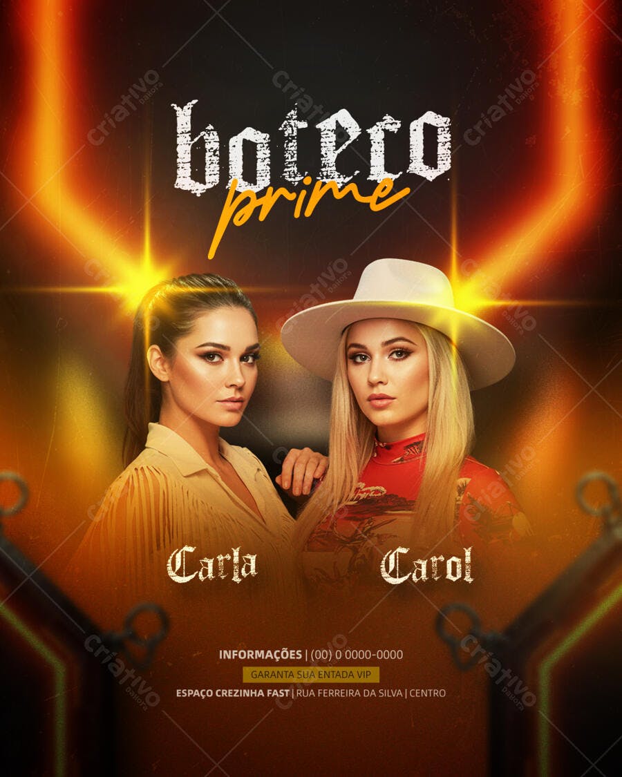 Flyer Boteco Prime PSD Editável