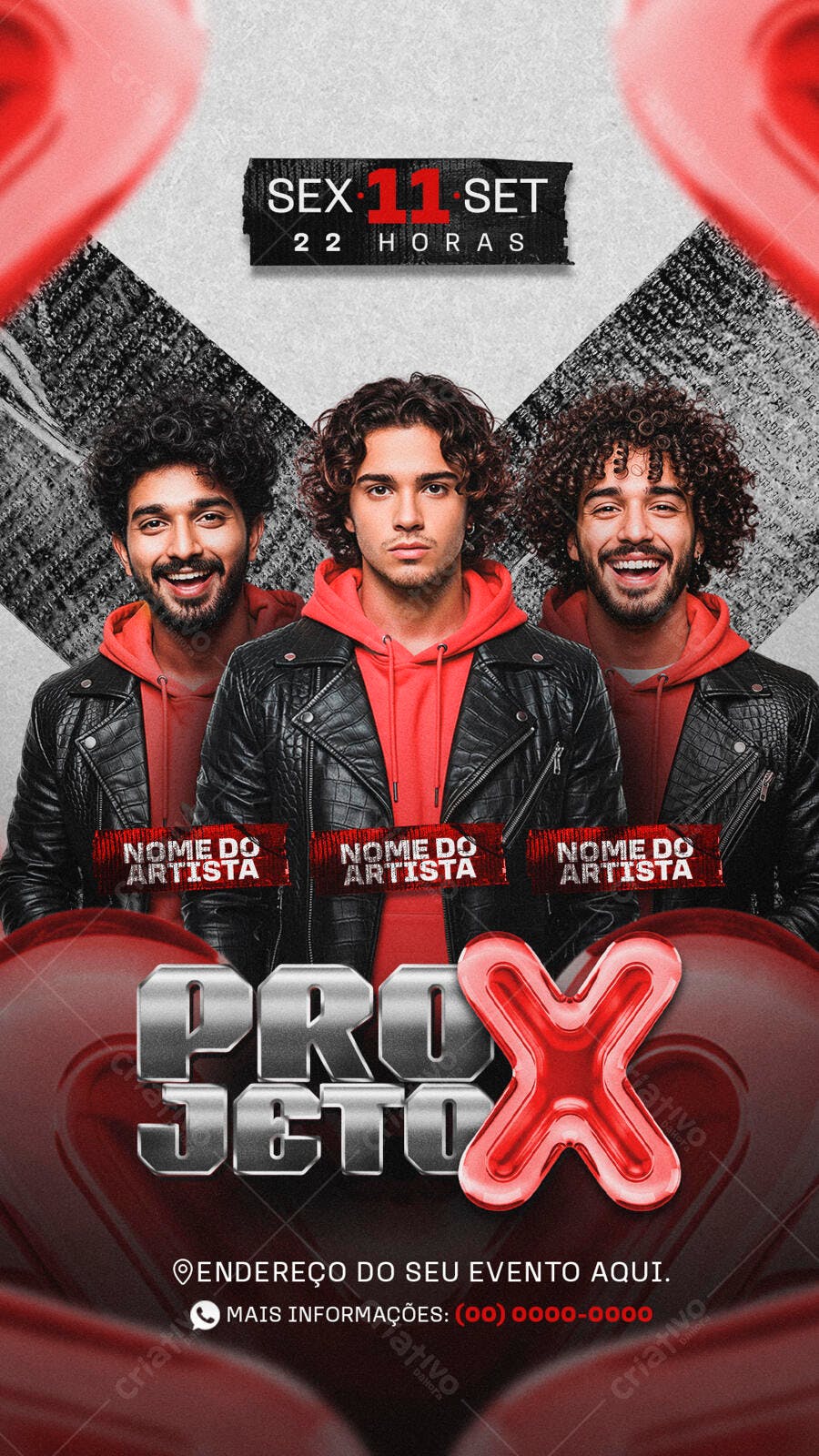 Flyer para Evento Musical PSD Editável