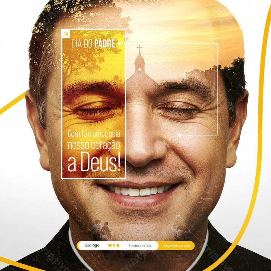 Post para Dia dos Pais PSD Editável