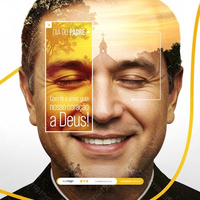 Dia do Padre - 04 de Agosto - Flyer Social Media PSD Editável (13)