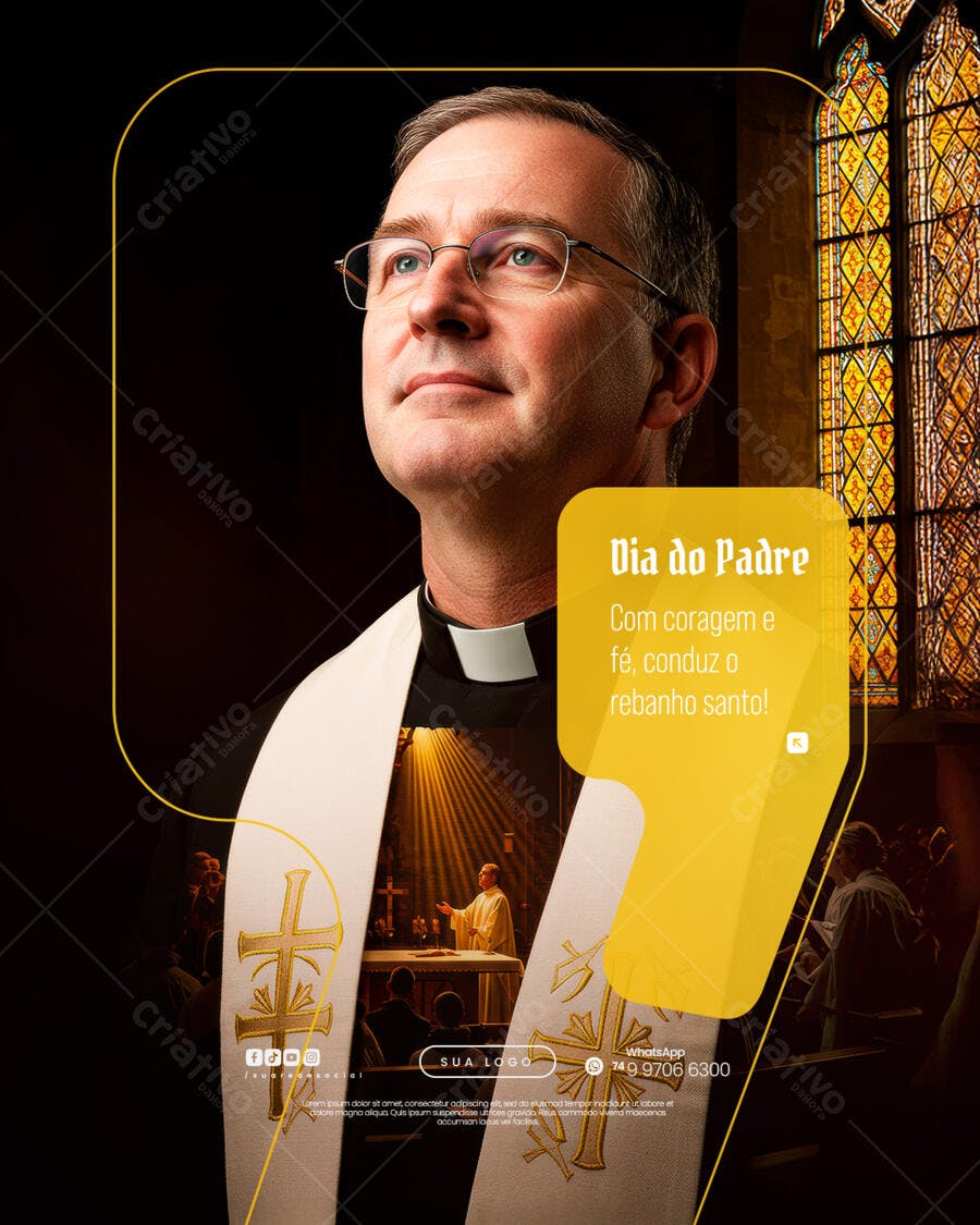 Flyer Dia dos Pais PSD Editável