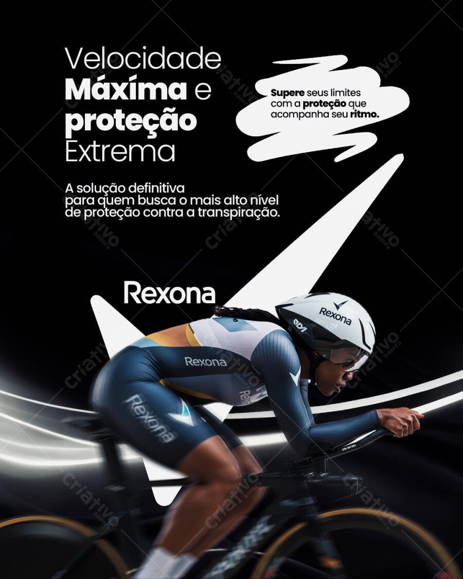 Flyer Publicitário Rexona PSD Editável