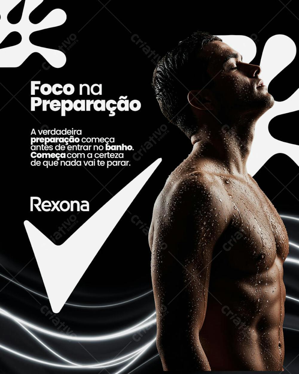 SOCIAL MEDIA CAMPANHA PUBLICITARIA REXONA PSD EDITAVEL FEED 7