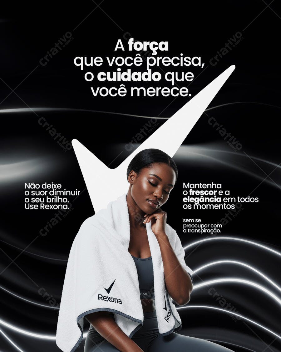 Flyer Publicitário Rexona PSD Editável